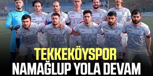 Tekkeköyspor namağlup yola devam 
