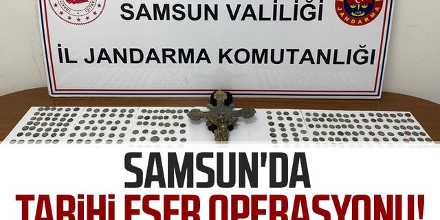 Samsun'da tarihi eser operasyonu