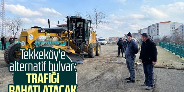 Tekkeköy'e alternatif bulvar: Trafiği rahatlatacak