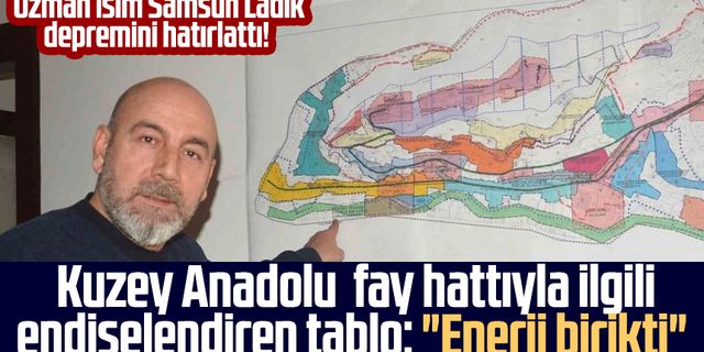 Uzman isim Samsun Ladik depremini hatırlattı! Kuzey Anadolu fay hattıyla ilgili endişelendiren tablo: "Enerji birikti"