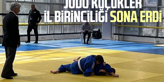 Samsun'da Judo Küçükler İl Birinciliği sona erdi