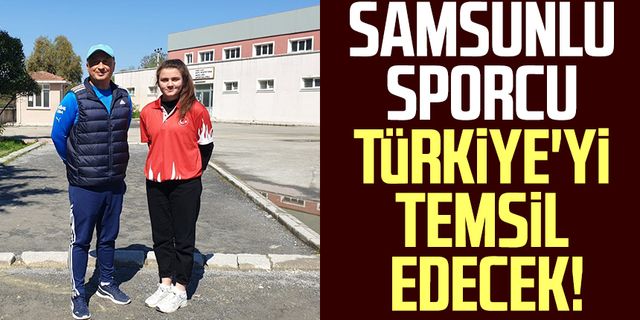 Samsunlu sporcu Dünya Çim Topu Şampiyonası’nda Türkiye'yi temsil edecek!