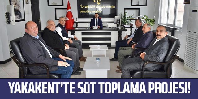 Yakakent'te süt toplama projesi!