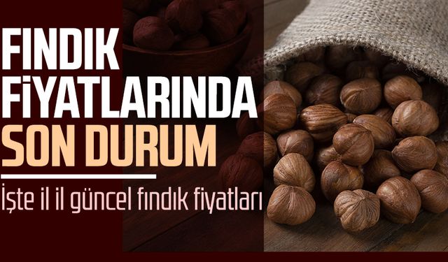 Fındık fiyatları ne kadar oldu? 8 Ekim Salı il il fındık fiyatları