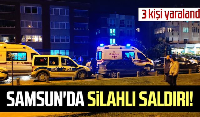 Samsun'da eğlence mekanına silahlı saldırı! 3 kişi yaralandı