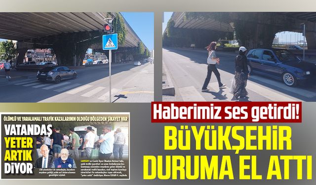 Samsun Medya Grubu'nun haberi ses getirdi! Büyükşehir Belediyesi duruma el attı