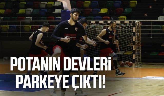 Potanın devleri parkeye çıktı! Samsunspor Basketbol'da Süper Lig hazırlıkları başladı