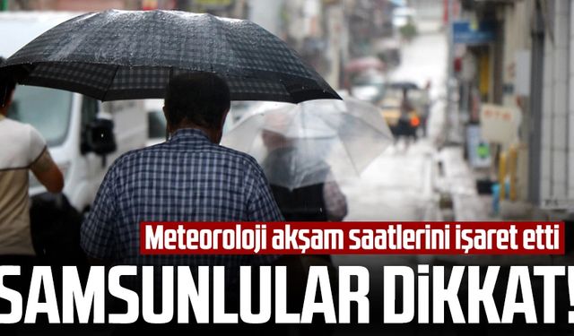 18 Kasım Cumartesi Samsun hava durumu