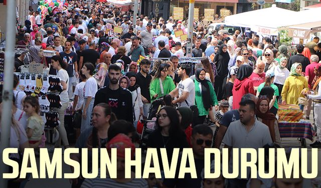 8 Kasım Çarşamba Samsun hava durumu