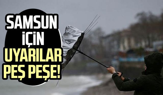 Samsun hava durumu 8 Ocak Perşembe