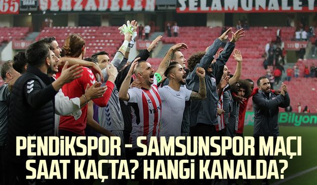 Pendikspor - Samsunspor maçı saat kaçta? Hangi kanalda?