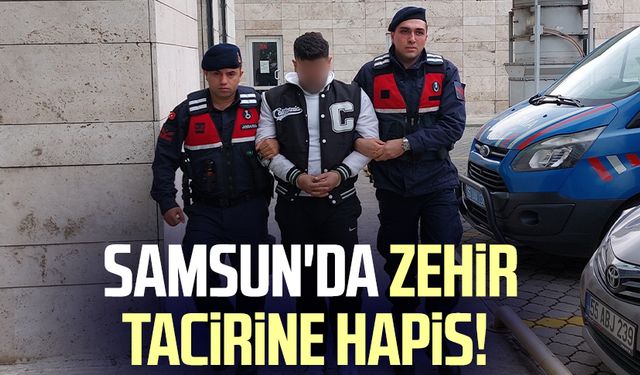 Samsun'da zehir tacirine hapis!