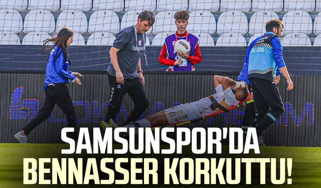 Samsunspor'da Bennasser korkuttu!