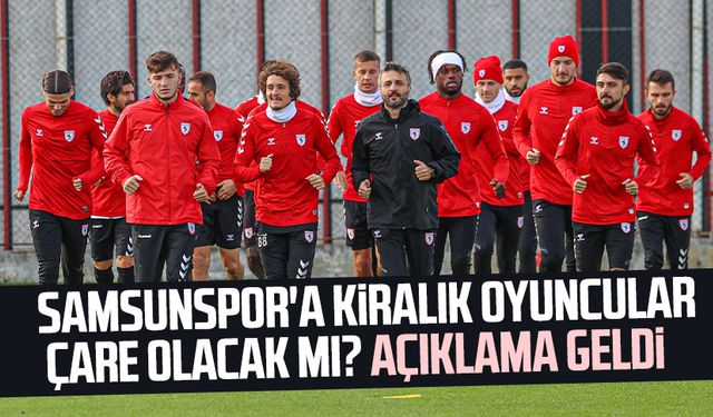 2 dönem transfer yasağı alan Samsunspor'a kiralık oyuncular geri dönebilecek mi? Açıklama geldi