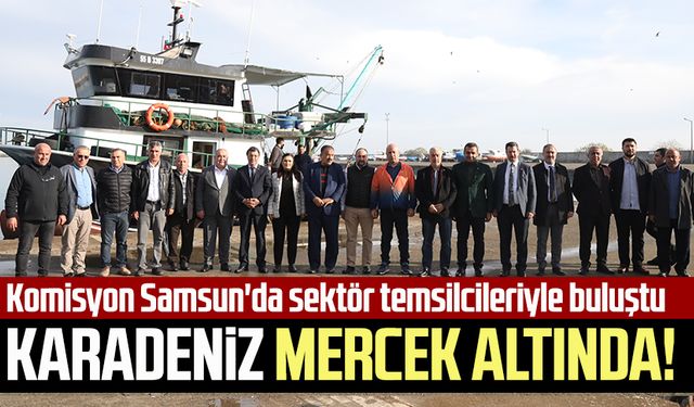 Karadeniz mercek altında! Komisyon Samsun'da sektör temsilcileriyle buluştu