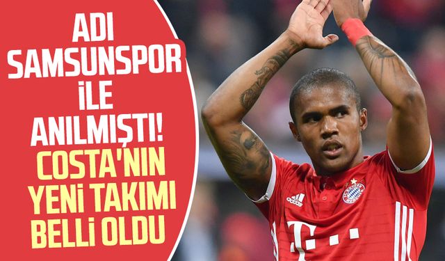 Adı Samsunspor ile anılmıştı! Douglas Costa'nın yeni takımı belli oldu