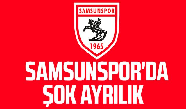 Samsunspor Basketbol'da şok ayrılık  