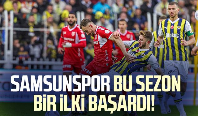 Samsunspor bu sezon bir ilki başardı!