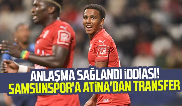 Anlaşma sağlandı iddiası! Samsunspor'da orta sahaya AEK Atina'dan Niclas Eliasson