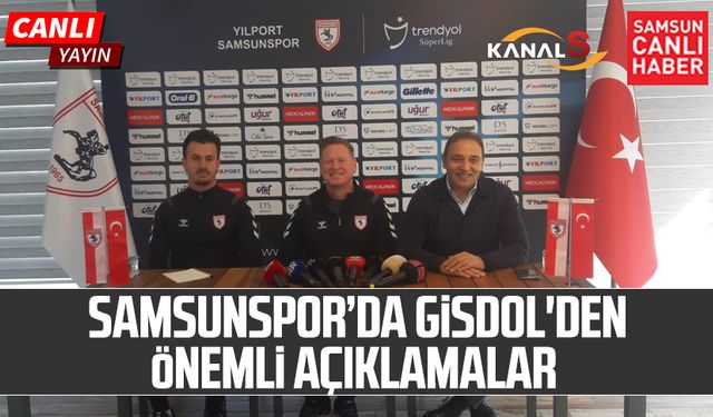 Yılport Samsunspor Teknik Direktörü Markus Gisdol'den önemli açıklamalar