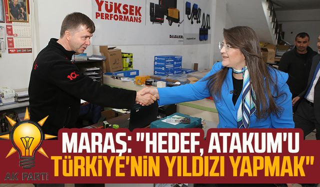 AK Parti Atakum Belediye Başkan Adayı Özlem Maraş: "Hedef, Atakum'u Türkiye'nin yıldızı yapmak"