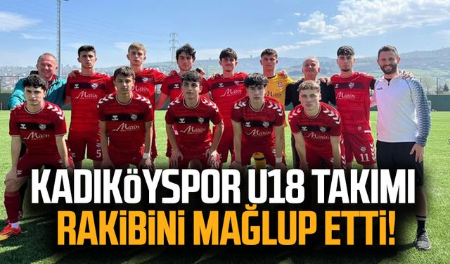 Kadıköyspor U18 takımı rakibini mağlup etti!