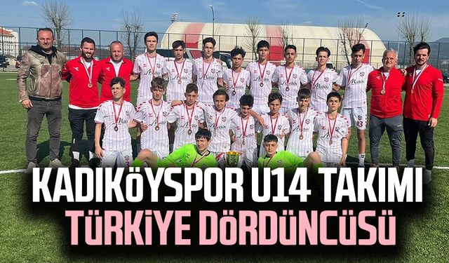 Kadıköyspor u14 takımı Türkiye dördüncüsü