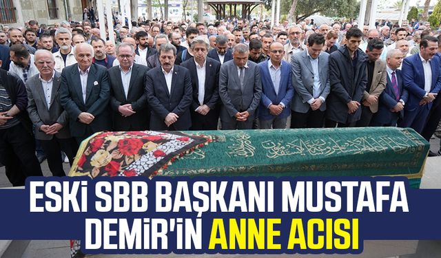 Eski SBB Başkanı Mustafa Demir'in anne acısı