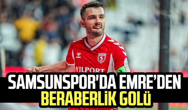 Samsunspor'da Emre Kılınç'tan beraberlik golü