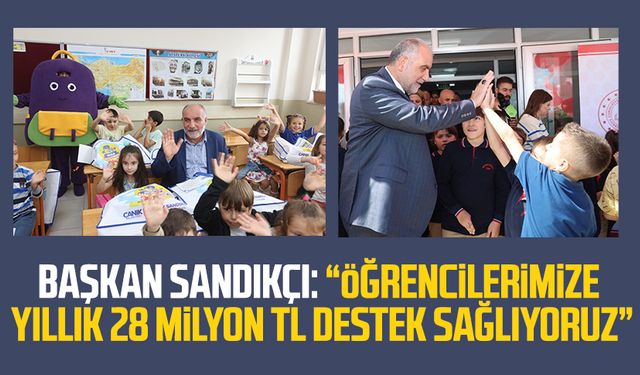 Canik Belediye Başkanı İbrahim Sandıkçı: “Öğrencilerimize yıllık 28 milyon TL destek sağlıyoruz”