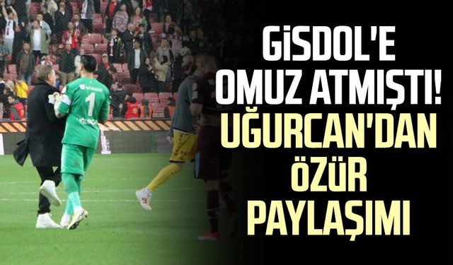 Samsunspor Teknik Direktörü Markus Gisdol'e omuz atan Trabzonspor kalecisi Uğurcan'dan paylaşım