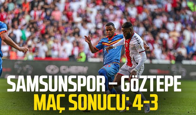 Samsunspor – Göztepe maç sonucu