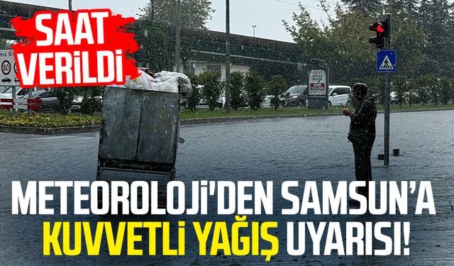 24 Nisan Perşembe Samsun hava durumu