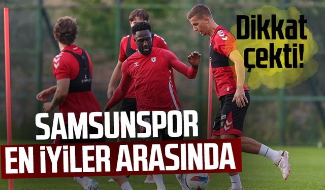 Samsunspor Süper Lig'in en iyileri arasında