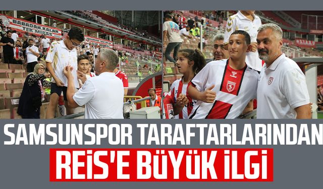 Samsunspor taraftarlarından Thomas Reis'e büyük ilgi