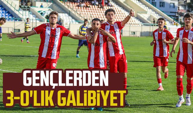 Samsunspor U 19'dan 3-0'lık galibiyet