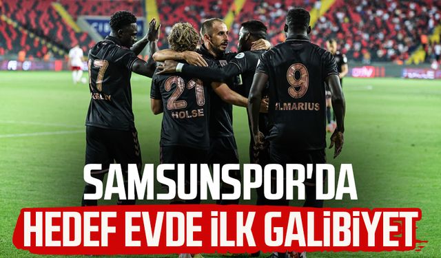 Samsunspor'da hedef evde ilk galibiyet