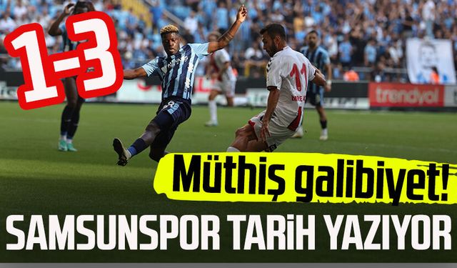 Samsunspor seriyi bozmadı! Tarih yazıyor: Müthiş galibiyet