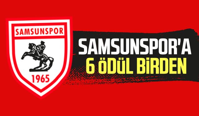 Samsunspor'a 6 ödül birden