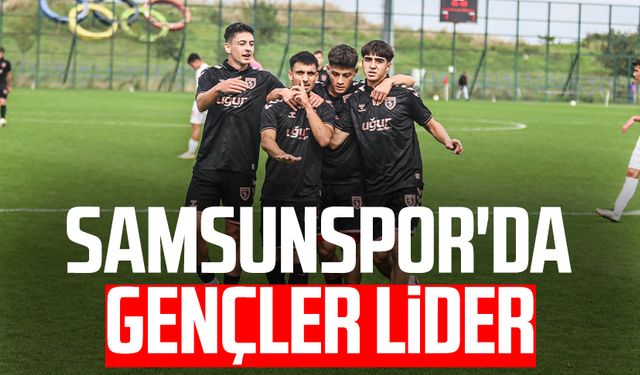 Samsunspor'da gençler lider