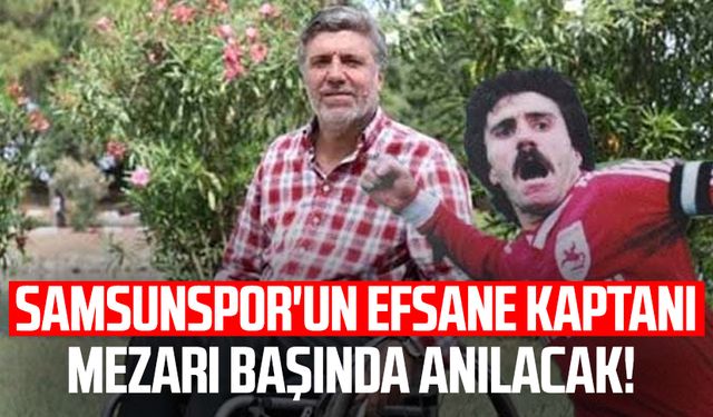 Samsunspor'un efsane kaptanı Emin Kar, mezarı başında anılacak