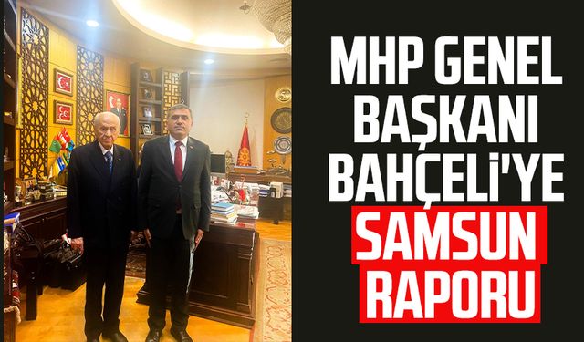 MHP Genel Başkanı Devlet Bahçeli'ye Samsun raporu