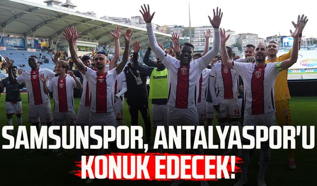 Samsunspor, Antalyaspor'u konuk edecek!