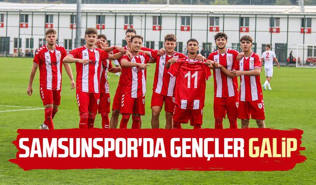 Samsunspor'da gençler galip