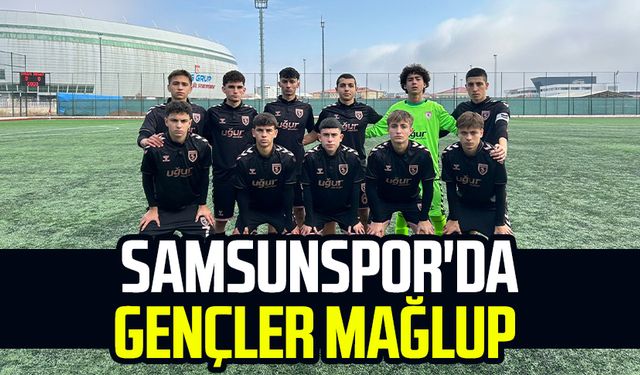 Samsunspor'da gençler mağlup