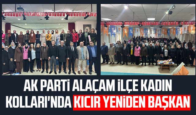 AK Parti Alaçam İlçe Kadın Kolları'nda Güven Kıcır yeniden başkan