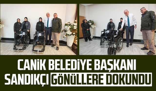 Canik Belediye Başkanı İbrahim Sandıkçı gönüllere dokundu