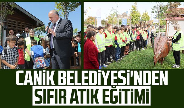 Canik Belediyesi'nden sıfır atık eğitimi