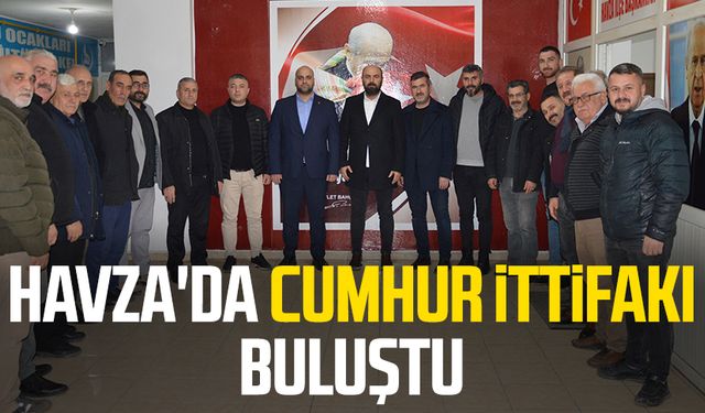 Havza'da Cumhur İttifakı buluştu