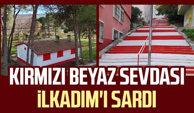 Kırmızı beyaz sevdası İlkadım'ı sardı